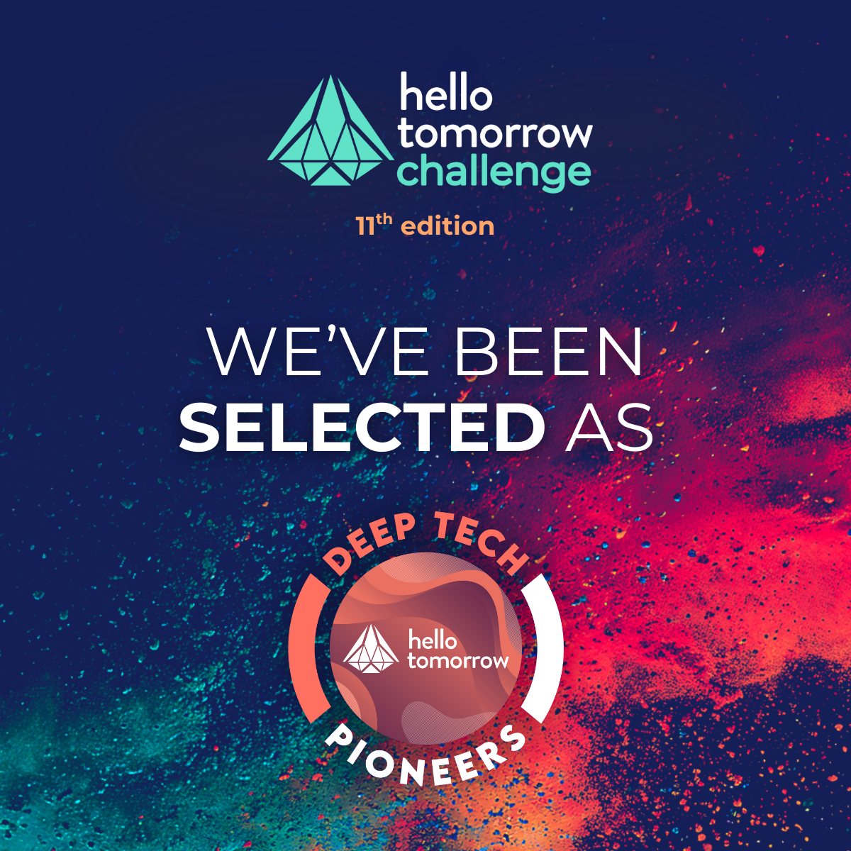 Selected as a Hello Tomorrow Deep Tech Pioneer